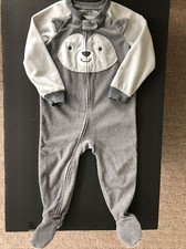 Carters Kids 24M Koala Bear 1-pc Gray Coverall Pajama