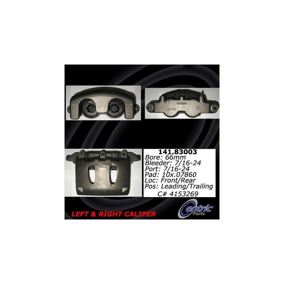 Pinza de freno de disco delantera trasera 4 piezas centradas para Ford F750 2004-2008 Foto 3 de 4