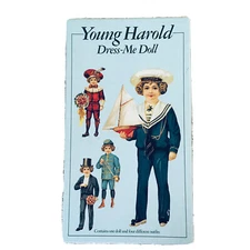 YOUNG HAROLD PAPER DOLL New Sealed 4 Outfits Vintage Mameluke Press England