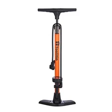 TOOLITIN Floor Bicycle Pump with Gauge,160 Psi High  Assorted Styles 