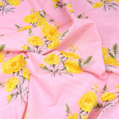 3 Metre Pre-cut Luxury Breathable Dressmaking Floral Cotton Lawn Fabric 45" Wide - Picture 14 of 24