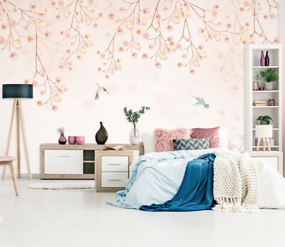 3D Flower Branch 31815NA Wallpaper Wall Murals Removable Wallpaper Fay
