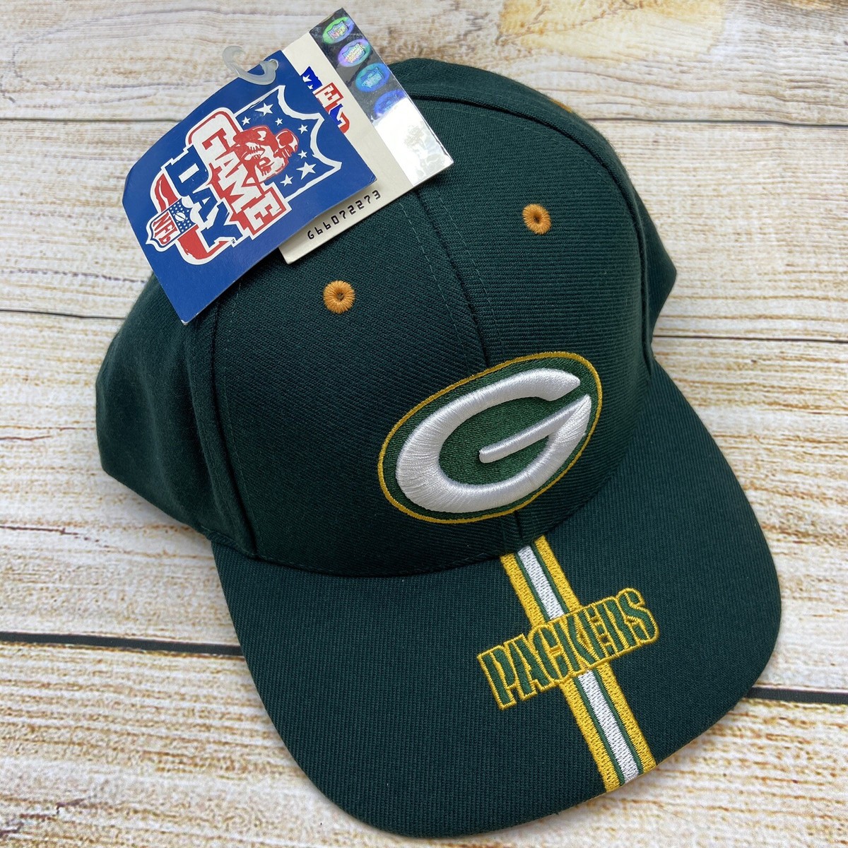 Green Packers Game Day Truckers Hat Green Bay Packers 2025 Sideline Hot Weather White 9SEVENTY  main image 4