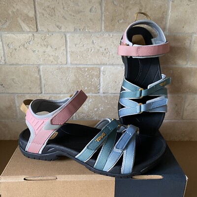 TEVA TIRRA LIGHT EARTH MULTI WALKING HIKING SPORT SANDALS SIZE US WOMEN 