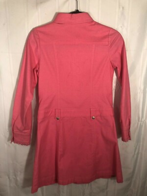 Roberta Di Camerino Pink Girl's Size 14 Long Sleeve Ruffle