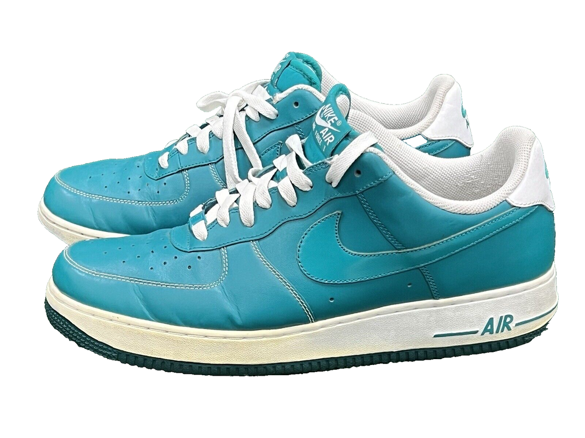 RARE 2012 Nike Air Force Pastel Pack Lush Teal Size 11 AF1 One