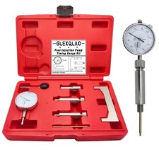 Fuel Injection Pump Timing Gauge Kit 7 Pcs Static Adjustment Adapter Tool Se...