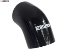 3" Universal Black 45 Degree Silicone hose Coupler 4 layer polyester high Temp