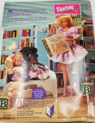 Love-To-Read Barbie 10507 w/ Reading Games Limited Edition NIB