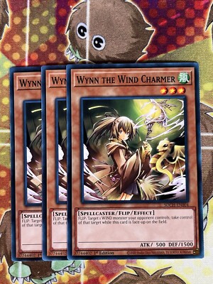 Yugioh Wynn The Wind Charmer SDCH-EN004 Playset | eBay