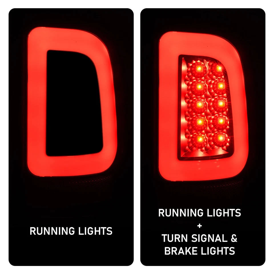 Luces traseras barra LED negras humo para Ford F250 F350 F450 2008-2016 SD SuperDuty Foto 4 de 4