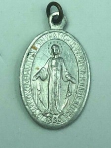 St Mary Antique Religious Pendant.