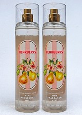 2 Bath Body Works PEARBERRY Fragrance Mist Body Spray 8 oz