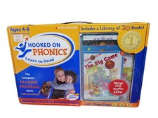 Hooked on Phonics Learn to Read Age 4-8, Kindergarten To 2nd Grade-New