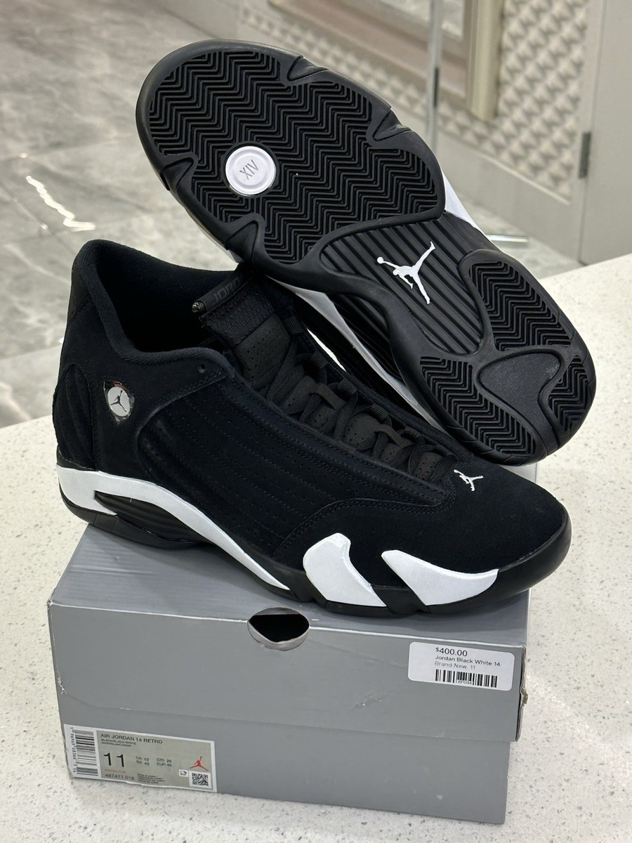 Size 11 - Air Jordan 14 Retro Black White BRAND NEW | eBay