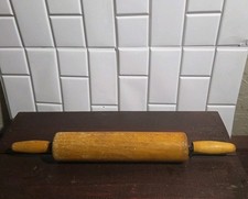 Vintage Wooden Rolling Pin Dough Roller Pastr...