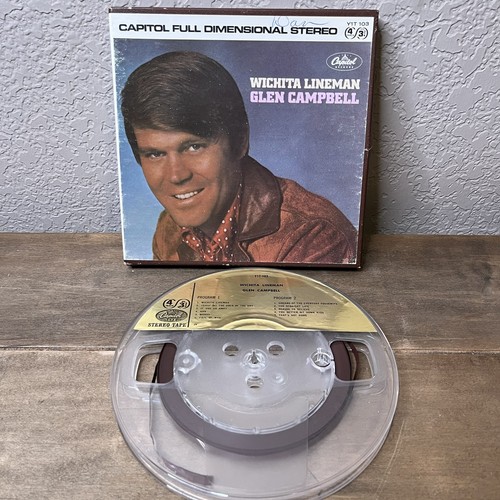 Glen Campbell Wichita Lineman Tonbandspule 3 3/4 IPS 4 Spur