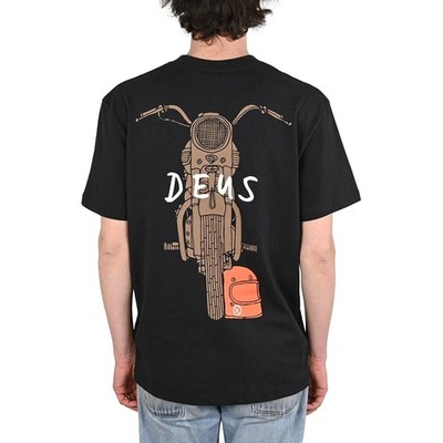 Deus Ex Machina Frontage S/S T-Shirt - Schwarz