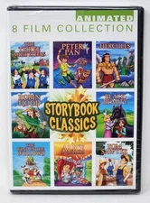 Storybook Classics 8 Pack Dvd Black Beauty, Peter Pan, Hercules, Robin Hood 2012