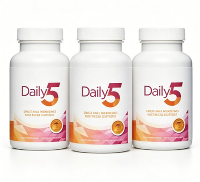 3er-Pack Doctors' Preferred Daily5 90 vegane Kapseln Nahrungsergänzungsmittel