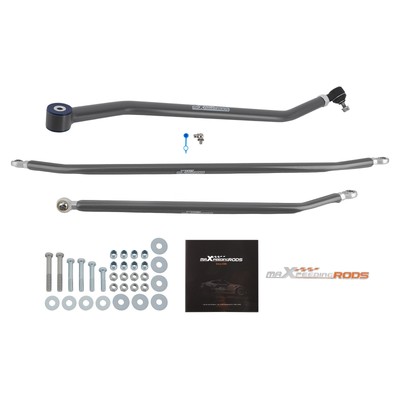 Track Bar + Crossover Steering Kit for Jeep Cherokee XJ Wrangler TJ  2.5''-4.5''