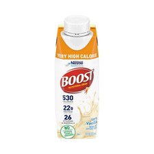 Nestl Boost Very High Calorie Nutritional Drink Very Vanilla - 8 oz 24 Count
