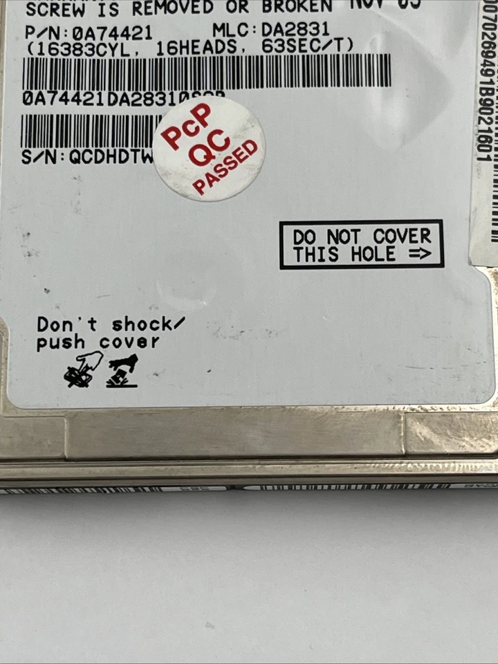 Hitachi 160GB HTS545016B9A300 5400RPM SATA 2.5" Laptop HDD Hard Disk Drive - Image 4 of 4