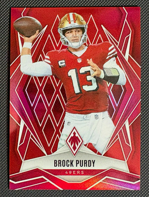 Brock Purdy – 2025 Panini Phoenix Red /99 #33 – 27/99 – San Francisco 49ers