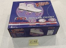 White ROLLER DERBY "ROLLER STAR 600 Quad ROLLER SKATES Womens U.S. size 9