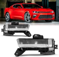 For Chevy Camaro Ss 2016 2017 2018 Led Drl Fog Lights Front Bumper Lamps Pair
