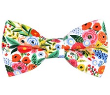 Colorful Fun Pattern Pre-Tied Bow Tie Mens Floral Space Adjustable Bowtie