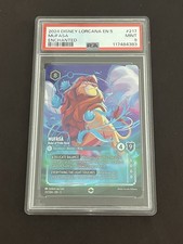 2024 DISNEY LORCANA SHIMMERING SKIES ENCHANTED MUFASA RULER OF PRIDE ROCK PSA 9