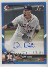 2018 Bowman Prospect Auto Blue 70/150 Dean Deetz #PA-DD Auto y5m