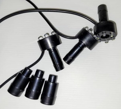 Ersatz 6 LED weiße Ringleuchten mit Anschluss Wasserspiel Niederspannung x 3