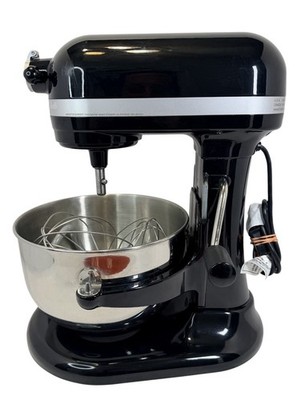 KITCHENAID PROFESSIONAL 600 6QT BOWL LIFT STAND MIXER BLACK W/BOWL & ATTACHMENTS