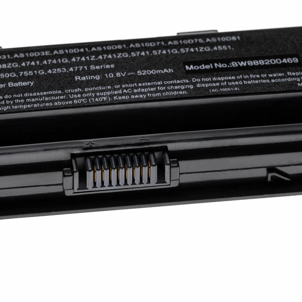 Akku für Gateway NV55C03u NV55C NV53A52u NV53A36u NV53A24u 5200mAh 10,8V - Bild 2 von 2