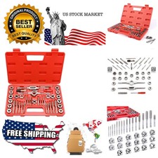 40-Piece Tap and Die Set, Metric Screw Threads M3, M4, M5, M6, M7, M8, M10, ...