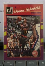 2016-17 Donruss DENNIS SCHRODER 117/199 Purple Press Proof Atlanta Hawks 