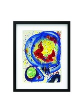 SAM FRANCIS LITHOGRAPH • SIGNED • CERTIFICATE OF AUTHENTICITY UNFRAMED