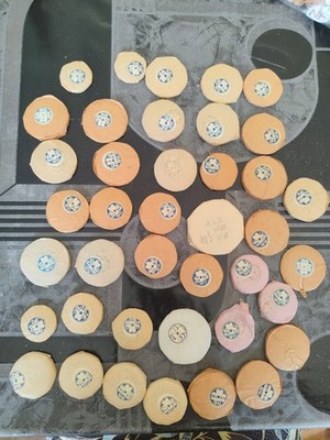  UHRMACHEREI Set von 110 / 120 Glas für Taschenuhr Taschenuhr Ref. VG-65