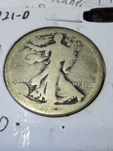 KEY DATE 1921-D WALKING LIBERTY HALF DOLLAR G DETAILS
