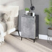 Nachttisch Betongrau 40X35X70 Cm Holzwerkstoff Kommode Schlafzimmer