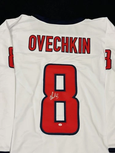 Alex Ovechkin Washington Capitals Signed Hockey Jersey with COA