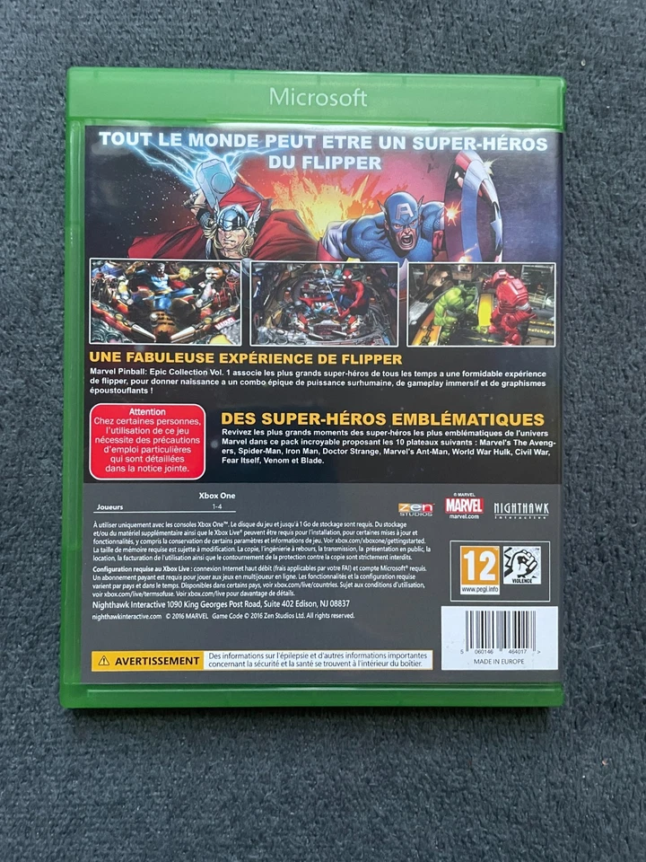 Marvel Pinball Xbox One, photo 2 sur 2