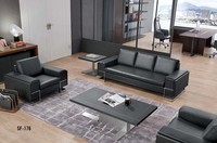 Kunstleder 3-Sitzer Sofa In Schwarz, Modernes Chesterfield Design