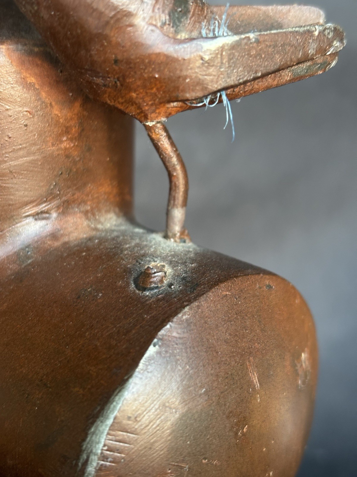 Jan Barboglio The Covenant Cardinal Cross Sculpture AS IS READ