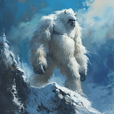 The Crypt The ABOMINABLE SNOWMAN YETI SNOWBEAST  LooseCollector NEVER OPENED BOX