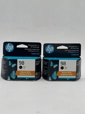 HP 98 Inkjet Print Cartridge -Black - 2 Pack -EXP 2026