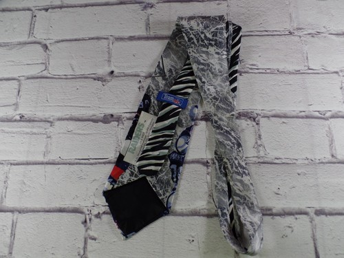 Vintage Team NFL Raiders Men's Silk Neck Tie Multicolor Graphic - Picture 6 of 10