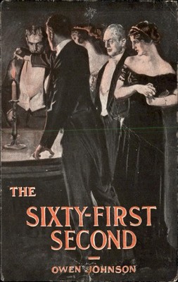 Frontispiece Book Advert  SIXTY FIRST SECOND Owen Johnson Vintage Postcard